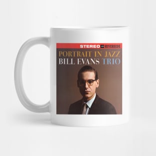 Vintage Bill Jarr Evans Music Trio Portrait Song in Jazz Album Mug